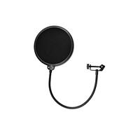 TIE Studio professioneller Popfilter mit doppelter Nylonbespannung, schwarz, 19-90001