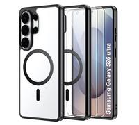 Tieeyivv Funda Magnética para Samsung Galaxy S26 Ultra 5G Case con MagSafe con Protector de Pantalla Cristal Vidrio Templado Frame Funda de Silicona Flexible + PC Acrílico Carcasa Slim Cover