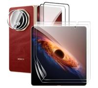 Tieeyivv Protector de Pantalla para Honor Magic V6 Cristal Templado+ Protector de Lente de Cámara, Cobertura Total Vidrio Templado [9H Dureza] HD Film Cristal Templado