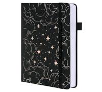 TIEFOSSI A5 Diario Punteado para Mujeres y Hombres, Cuaderno con Cuadrícula Punteada, Papel Grueso de 160 GSM, 192 Páginas Numeradas, Diario Punteado para Organización