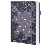 TIEFOSSI A5 Diario Punteado para Mujeres y Hombres, Cuaderno con Cuadrícula Punteada, Papel Grueso de 160 GSM, 192 Páginas Numeradas, Diario Punteado para Organización