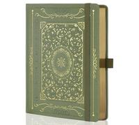 TIEFOSSI B5 Cuaderno Punteado, Cuaderno de Cuadrícula Punteada para Mujeres y Hombres, Cuadernos de Tapa Dura para Escribir, Papel Grueso de 160 GSM, 150 Páginas Numeradas