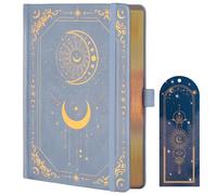 TIEFOSSI Bullet Dot Journal, 160gsm 190 Páginas Numeradas, Diario para trabajar y dibujar, A5 Diario de cuero de tapa dura para escribir Mujeres Hombres