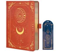 TIEFOSSI Bullet Dot Journal, 160gsm 190 Páginas Numeradas, Diario para trabajar y dibujar, A5 Diario de cuero de tapa dura para escribir Mujeres Hombres