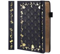 TIEFOSSI Bullet Dot Journal, cuaderno vintage para mujeres y hombres, 160 g/m², 192 páginas prémium, cuaderno de tapa dura A5, regalo para viajes, oficina, escritura diaria