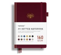 TIEFOSSI Bullet Dotted Journal, Papel Grueso de 160GSM, Cuaderno de Puntos con Constelaciones, Cuaderno de Aries para Mujeres, 256 Páginas de Cuadrícula de Puntos Numerados