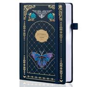 TIEFOSSI Butterfly Journals para mujeres y hombres, cuadernos universitarios con rayas para escribir, cuadernos con tapa plana, 320 páginas numeradas, tamaño A5 para llevar un diario