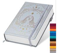 TIEFOSSI Constellations - Cuaderno (A5, tapa dura, 100 g/m², 400 páginas, organizador de balas, para mujeres, hombres, adolescentes (Virgo)