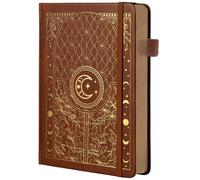 TIEFOSSI Cuaderno Bullet Dotted Journal, papel grueso numerado de 160 g/m², cuaderno de cuadrícula de puntos de tapa dura A5 para mujeres, hombres, trabajo, escritura, Bullet Journaling, dibujo