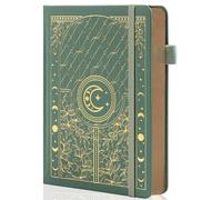 TIEFOSSI Cuaderno Bullet Dotted Journal, papel grueso numerado de 160 g/m², cuaderno de cuadrícula de puntos de tapa dura A5 para mujeres, hombres, trabajo, escritura, Bullet Journaling, dibujo