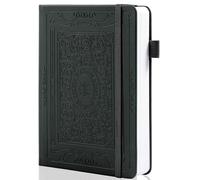 TIEFOSSI Cuaderno Bullet Dotted Journal, papel grueso numerado de 160 g/m², cuaderno de cuadrícula de puntos de tapa dura A5 para mujeres, hombres, trabajo, escritura, Bullet Journaling, dibujo