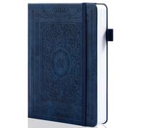 TIEFOSSI Cuaderno Bullet Dotted Journal, papel grueso numerado de 160 g/m², cuaderno de cuadrícula de puntos de tapa dura A5 para mujeres, hombres, trabajo, escritura, Bullet Journaling, dibujo