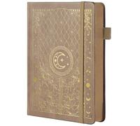 TIEFOSSI Cuaderno Bullet Dotted Journal, papel grueso numerado de 160 g/m², cuaderno de cuadrícula de puntos de tapa dura A5 para mujeres, hombres, trabajo, escritura, Bullet Journaling, dibujo