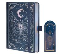 TIEFOSSI Cuaderno con Líneas, Diario con Mariposas para Mujeres y Niñas, Cuadernos A5 con Tapa Dura y Marcador, Cuaderno Estético para Escribir, Papel Grueso de 100 GSM con 316 Páginas Numeradas