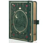 TIEFOSSI Cuaderno con rayas, cuadernos de tapa dura A5 con rayas para escribir, papel grueso de 100 g/m², 320 páginas numeradas, para organizar tus diarios