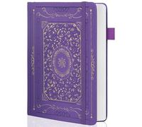 TIEFOSSI Cuaderno de cuadrícula de puntos, papel grueso de 160 g/m², tapa dura, para mujeres y hombres, 192 páginas, para viajes, escuela y oficina