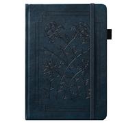 TIEFOSSI Cuaderno de cuadrícula de puntos tamaño A5, papel grueso de 160 g/m², tapa dura, para mujeres y hombres, 192 páginas numeradas, ideal para uso personal, objetivos y organización