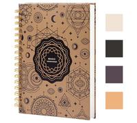 TIEFOSSI Cuaderno de Espiral - Cuaderno de Espiral con Regla Universitaria - Cuaderno de 237 x 178 mm - Cuaderno de Carta B5 - Papel Grueso de 100gsm - 200 Páginas