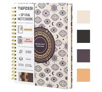 TIEFOSSI Cuaderno en espiral, cuaderno en espiral grande con rayas universitarias/líneas, 216 x 297 mm, diario de oficina encuadernado con alambre, cuaderno de letras A4 para estudio de trabajo