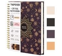 TIEFOSSI Cuaderno en espiral, cuaderno en espiral grande con rayas universitarias/líneas, 216 x 297 mm, diario de oficina encuadernado con alambre, cuaderno de letras A4 para estudio de trabajo