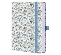 TIEFOSSI Cuaderno Forrado para Mujer, Cuaderno A5 con Cuadrícula de Puntos para Escribir, 190 Páginas Numeradas, Papel Grueso, Diario de Viaje, para Trabajo, Hogar, Escuela, Toma de Notas, Negocios