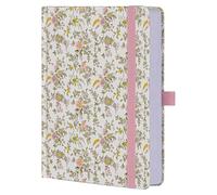 TIEFOSSI Cuaderno Forrado para Mujer, Cuaderno A5 con Cuadrícula de Puntos para Escribir, 190 Páginas Numeradas, Papel Grueso, Diario de Viaje, para Trabajo, Hogar, Escuela, Toma de Notas, Negocios
