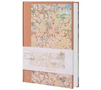 TIEFOSSI Cuaderno rayado para mujer, cuaderno de tapa dura A5, 3.53 oz/m², 224 páginas, diarios de viaje gruesos para escribir, rayas universitarias para organización del trabajo y toma de notas