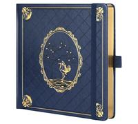 TIEFOSSI Diario de puntos, cuaderno de rejilla de puntos para mujeres y hombres, diario de tapa dura de cuero de PU, papel grueso 160 GSM, diario cuadrado 8 x 8