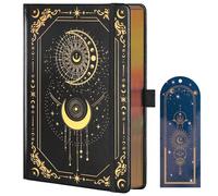 TIEFOSSI Diario de rayas para mujeres y hombres, cuaderno de tapas duras A5 de rayas universitarias con 316 páginas numeradas para escribir, diario para el trabajo, la escuela y tomar notas