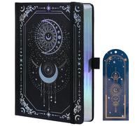 TIEFOSSI Diario de rayas para mujeres y hombres, cuaderno de tapas duras A5 de rayas universitarias con 316 páginas numeradas para escribir, diario para el trabajo, la escuela y tomar notas