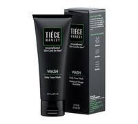 Tiege Hanley - Lavado facial diario para hombre (lavado) | Suministro de 30 días 2 veces al día | Elimina suavemente la suciedad, la mugre y el exceso de aceite | Siéntete limpio y fresco | Sin