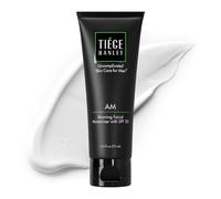 Tiege Hanley Morning Facial Hidratante para Hombres (AM) | Ligero, Hidratante y Seguro para Piel Sensitiva | Piel Suave y Suave | Loción Facial SPF 20 | Contiene Caléndula & Plátano | 2,5 Ounce