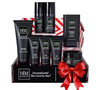 Tiege Hanley - Set de cuidado de la piel para hombre, rutina de rejuvenecimiento (nivel de sistema 5) - Lavado facial, exfoliante, crema hidratante, crema para los ojos, suero, máscara de arcilla