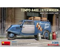 Tiempo A400 Lieferwagen. Milk Delivery Van 1 :3 5 Plástico Modelo Kit Miniart
