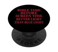 Tiempo bíblico Antes del Tiempo de Pantalla Christian Cita PopSockets PopGrip Adhesivo