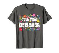 Tiempo Completo Chismosa Divertido Español Camiseta, Hombre, Asfalto, 6XL