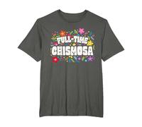 Tiempo Completo Chismosa Divertido Español Camiseta, Hombre Tallas Grandes, Asfalto, 4X Alto