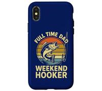Tiempo Completo Papá Weekend Hooker | Divertido Día del Padre Pesca Carcasa para iPhone X/XS