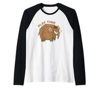 Tiempo de Juego de Mammoth Camiseta Manga Raglan