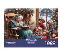 Tiempo de la Historia de Navidad Estructura Duradera Actividad De Ocio Ideal, Apta para Mejorar Habilidades De Resolución De Problemas 52x38cm/1000pcs