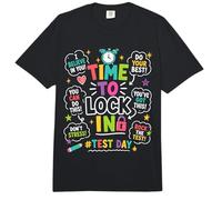 Tiempo para Bloquear el día de Prueba de los Profesores Día de Prueba Motivación Comfort Colors Adult Heavyweight T-Shirt