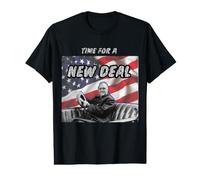 Tiempo para un New Deal FDR Camiseta gráfica económica