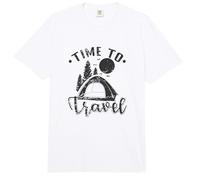 Tiempo para Viajar Camping Vacaciones Libertad Comfort Colors Adult Heavyweight T-Shirt