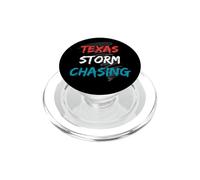 Tiempo Texas Tormenta Persiguiendo Rojo Blanco Azul Nubes Tornados PopSockets PopGrip para MagSafe