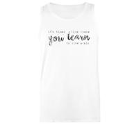 Tiempos como Estos Camiseta Sin Mangas De Algodón Blanca para Mujer