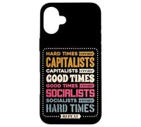 Tiempos difíciles Crear capitalistas buenos tiempos Repita Carcasa para iPhone 16 Plus