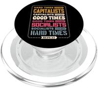 Tiempos difíciles Crear capitalistas buenos tiempos Repita PopSockets PopGrip para MagSafe