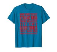 Tiempos difíciles Crear Hombres Fuertes Fitness Motivación Hombres Mujeres Camiseta, Hombre, Zafiro, 3XL