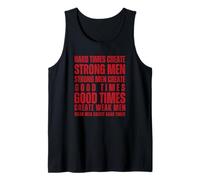 Tiempos difíciles Crear Hombres Fuertes Fitness Motivación Hombres Mujeres Camiseta sin Mangas