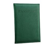 Tiempos Malos Tiempos Bolsillos titular de pasaporte Precioso ID dedicado Tarjeta Protective Organizador Cubierta Bolsa de Viaje Receptor Radio Bolsas, verde oscuro., talla única